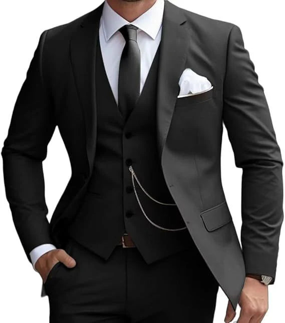 Luvo | Costume Homme Trois Pièces Slim Fit pour Mariages – Moderne et Élégant