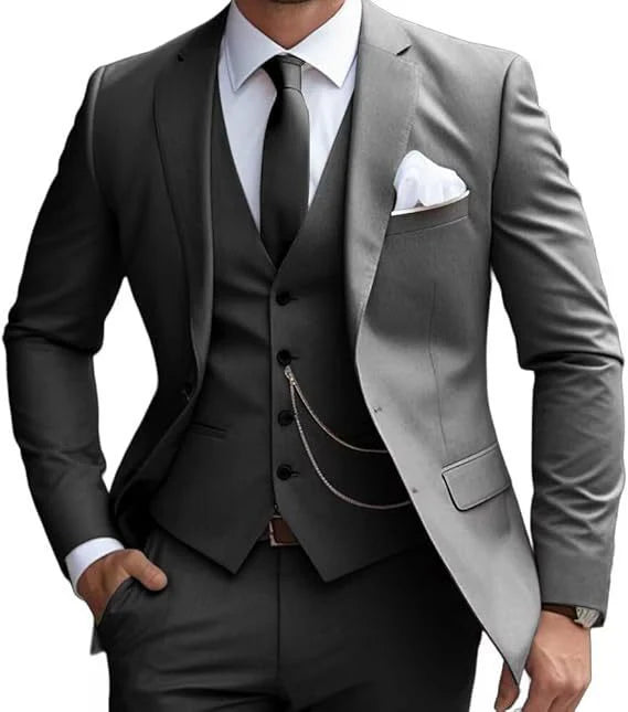 Luvo | Costume Homme Trois Pièces Slim Fit pour Mariages – Moderne et Élégant