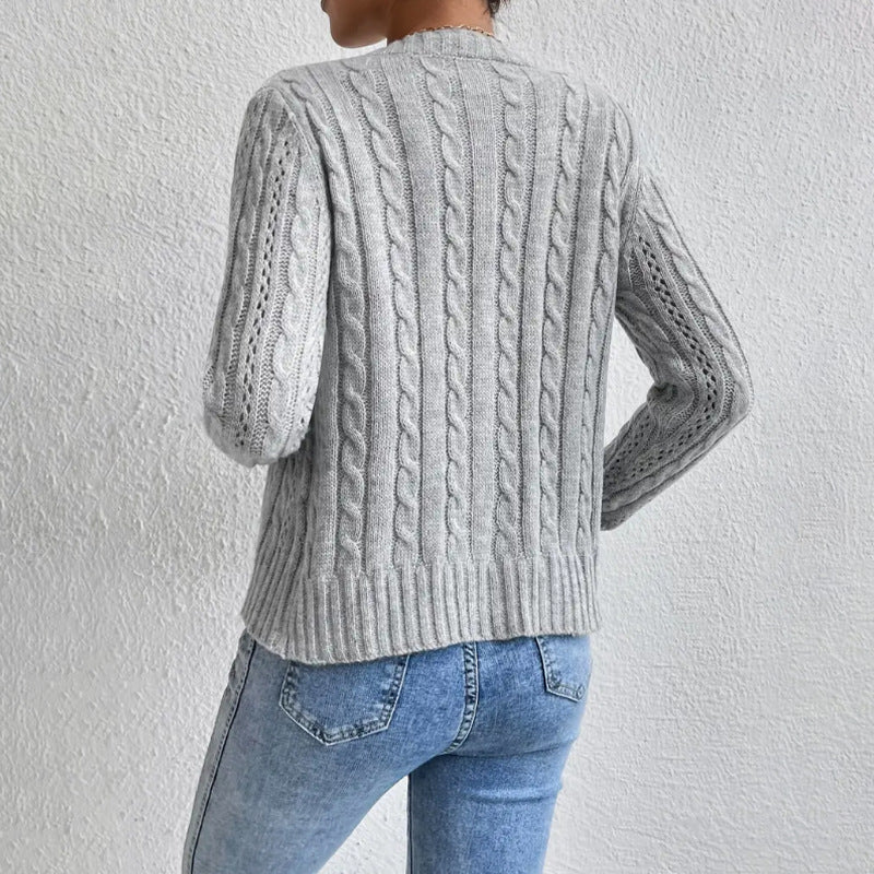 Luvo | Cardigan Tendance à Boutons pour Femme – Manches Longues