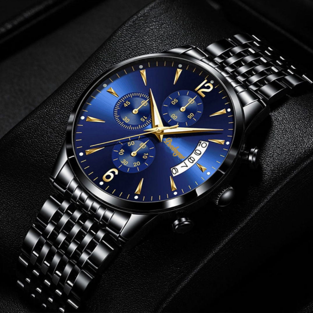 Luvo | Montre Élégante pour Homme avec Bracelet en Acier – Intemporelle et Raffinée