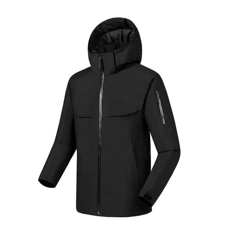 Luvo | Veste Softshell pour Homme – Avec Capuche