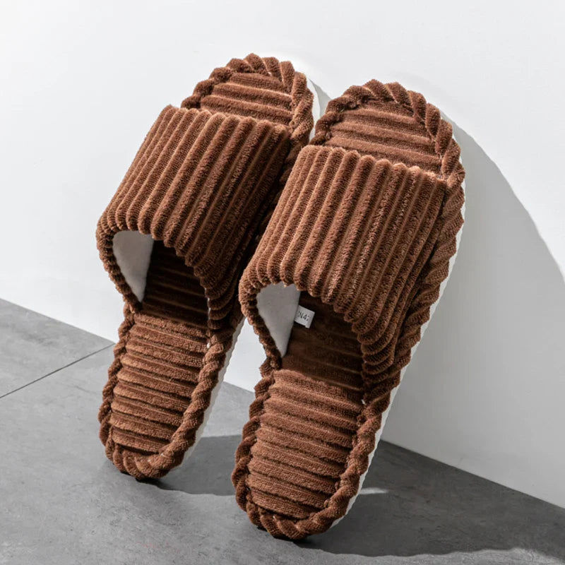 Luvo | Unisex Open Toe Slippers – Interior