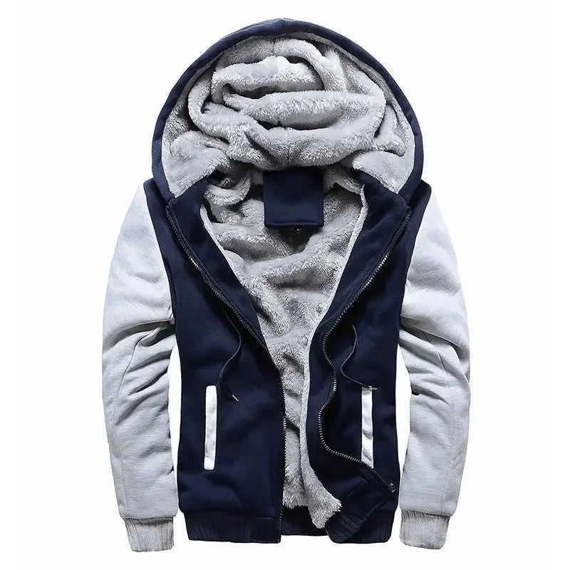 Luvo | Veste polaire matelassée pour homme – Avec capuche