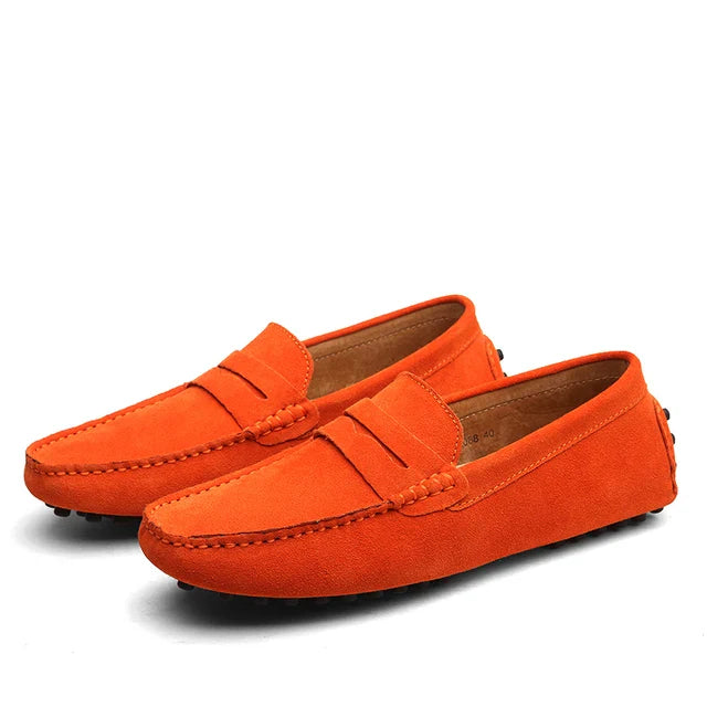 Luvo | Mocassins Homme en Daim Marina – Respirants et Stylés