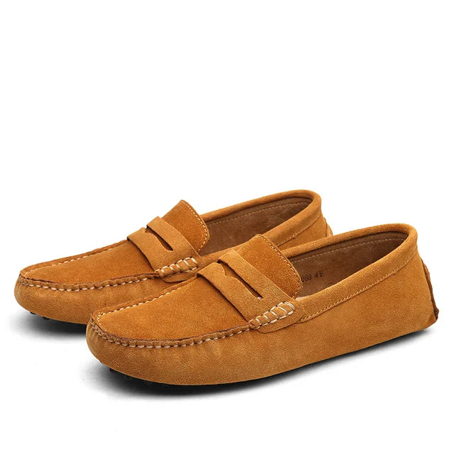 Luvo | Mocassins Homme en Daim Marina – Respirants et Stylés