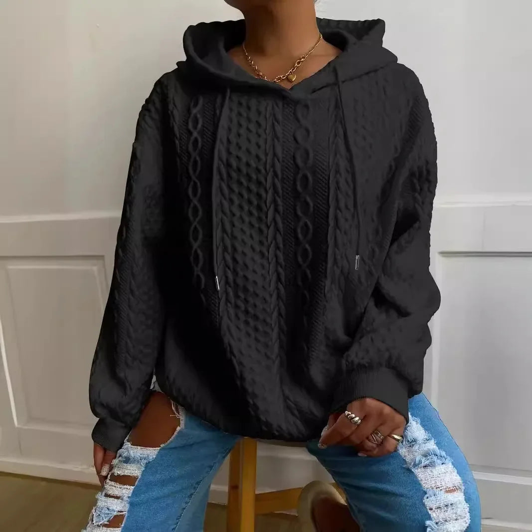 Luvo | Sweatshirt d’Hiver pour Femme à Capuche – Manches Longues