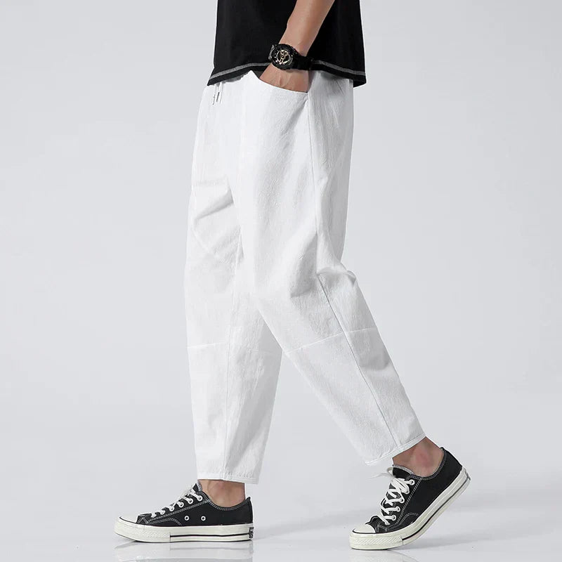 Luvo | Pantalon Court en Lin pour Homme