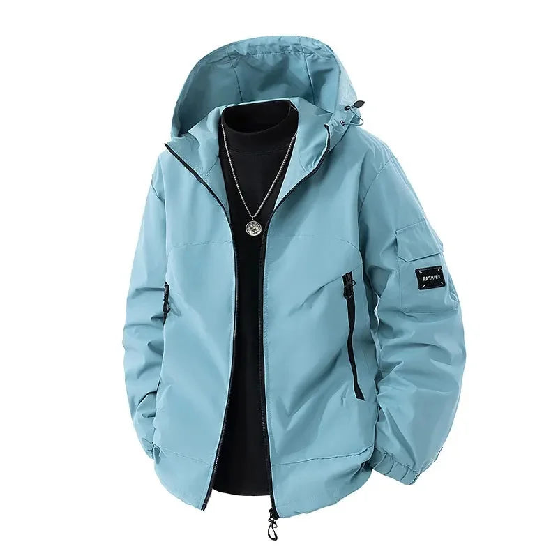 Luvo | Veste de Ski d’Hiver pour Homme avec Capuche – Grande Taille