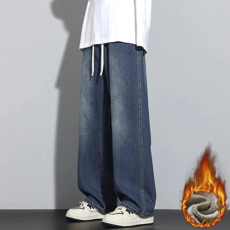 Luvo | Jean Baggy pour Homme - Cordon de Serrage Réglable