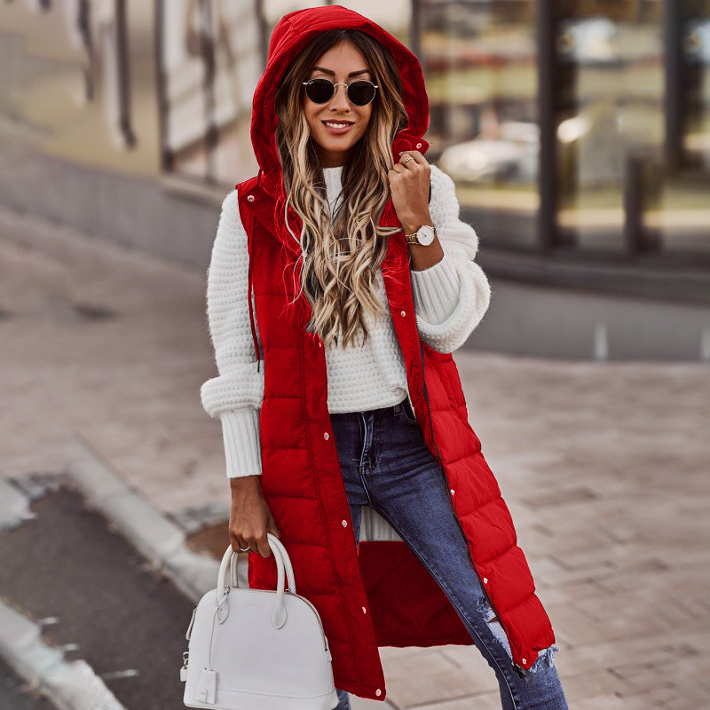 Luvo | Gilet Long et Chaud pour l’Hiver – Femme