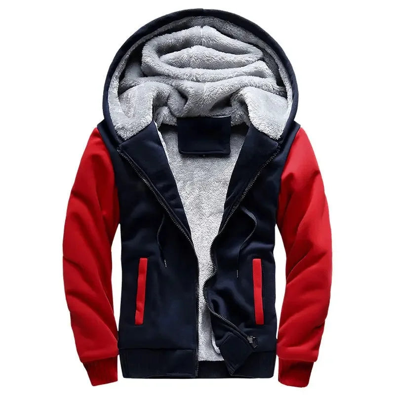Luvo | Veste polaire matelassée pour homme – Avec capuche