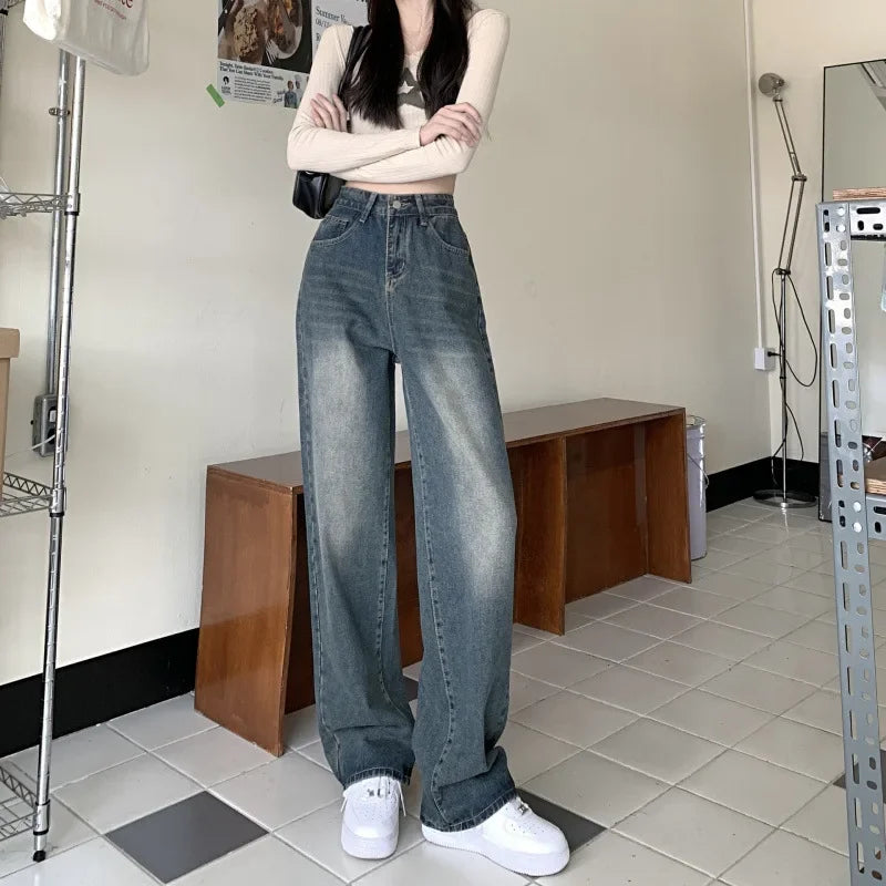 Luvo | Jean Baggy pour Femme - Jambes Larges