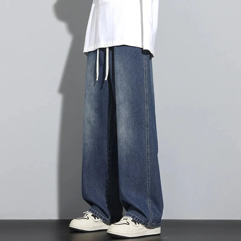 Luvo | Jean Baggy pour Homme - Cordon de Serrage Réglable