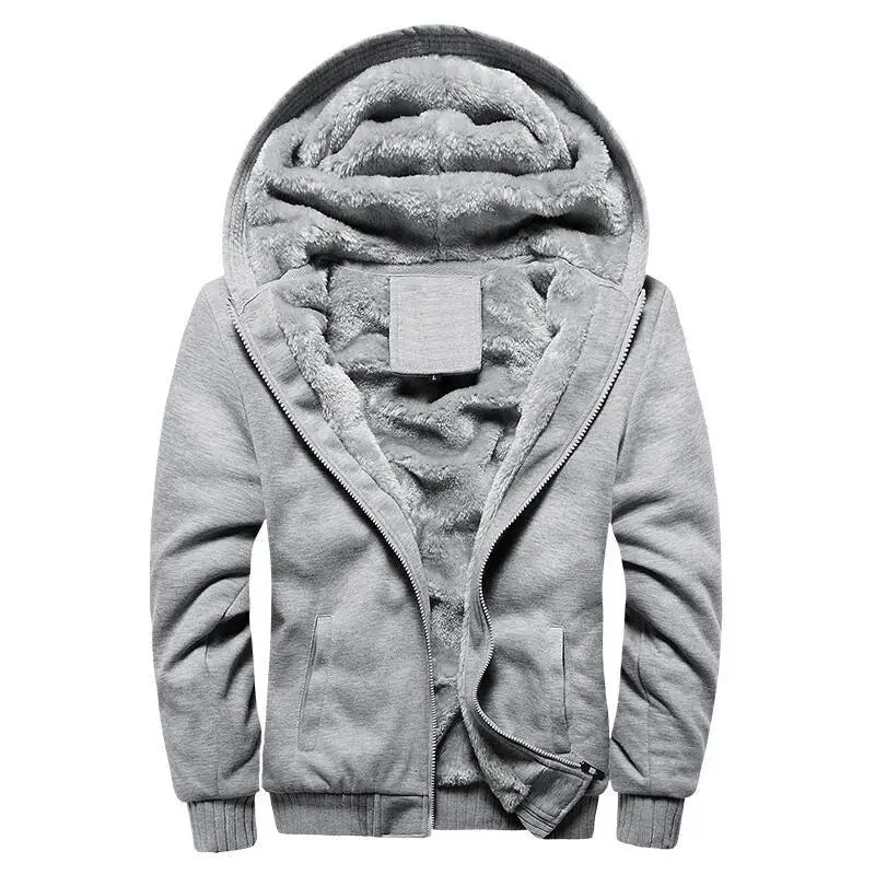 Luvo | Veste polaire matelassée pour homme – Avec capuche
