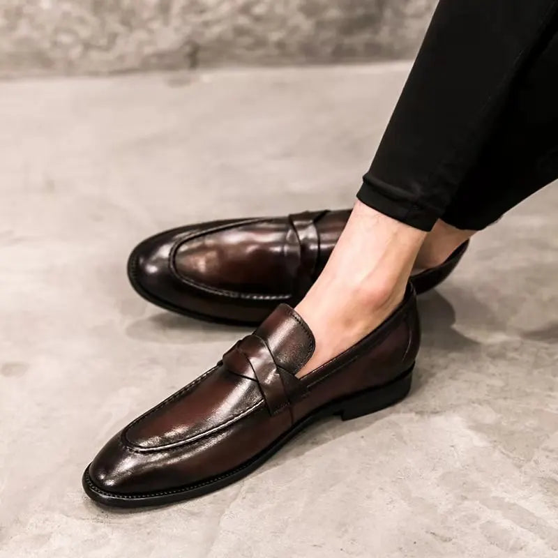 Luvo | Mocassins Décontractés en Cuir – Confort d’Été pour Homme