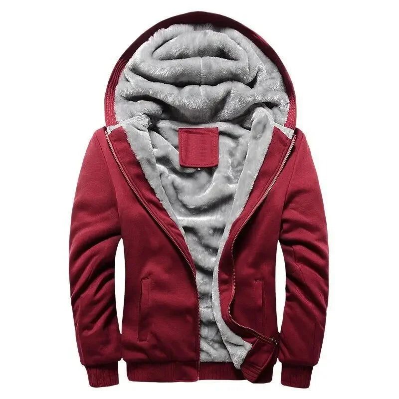 Luvo | Veste polaire matelassée pour homme – Avec capuche