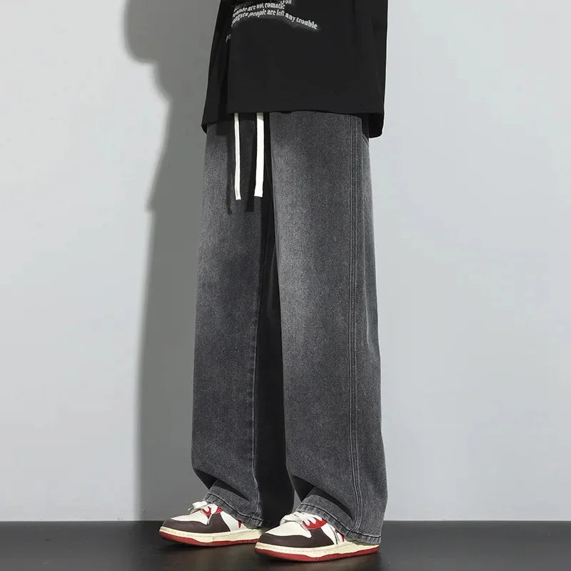 Luvo | Jean Baggy pour Homme - Cordon de Serrage Réglable
