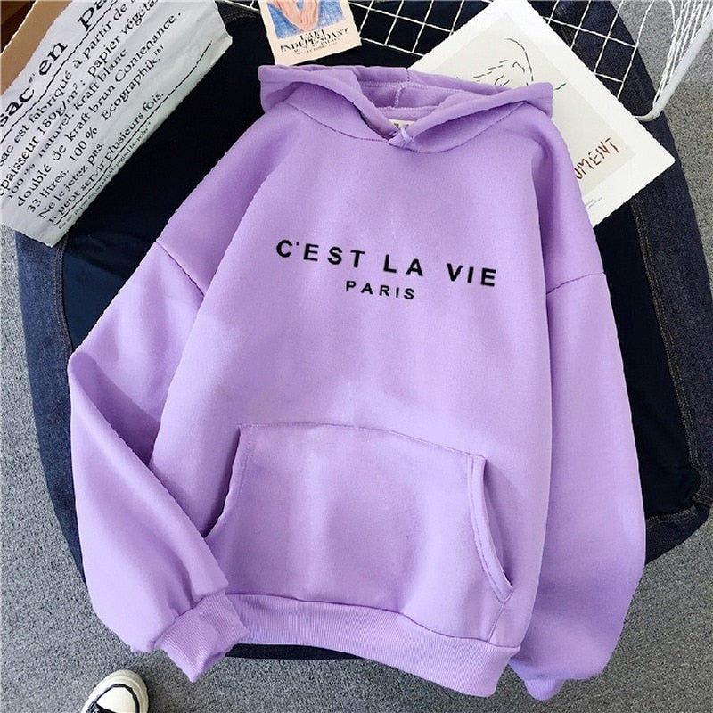 Luvo | Sweat à Capuche Oversize pour Femme avec Imprimés