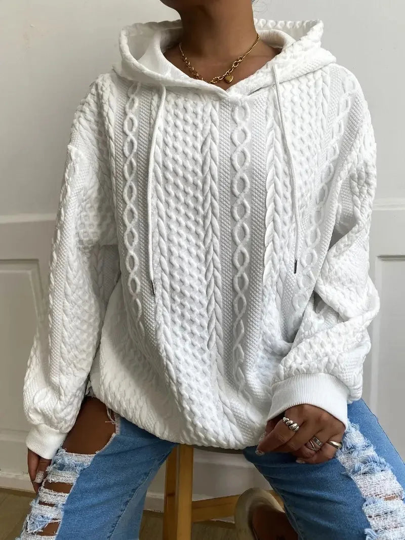 Luvo | Sweatshirt d’Hiver pour Femme à Capuche – Manches Longues
