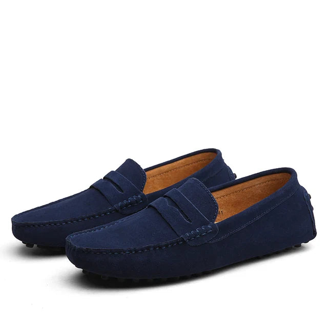 Luvo | Mocassins Homme en Daim Marina – Respirants et Stylés