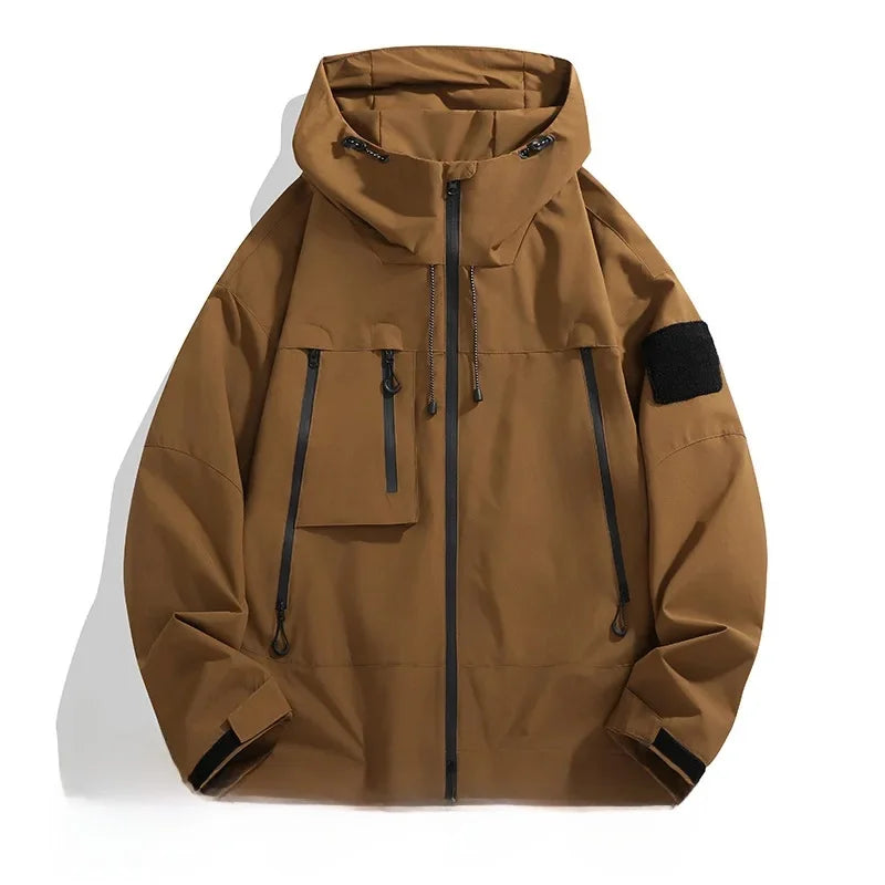 Luvo | Veste Softshell Moderne pour Homme – Avec Capuche