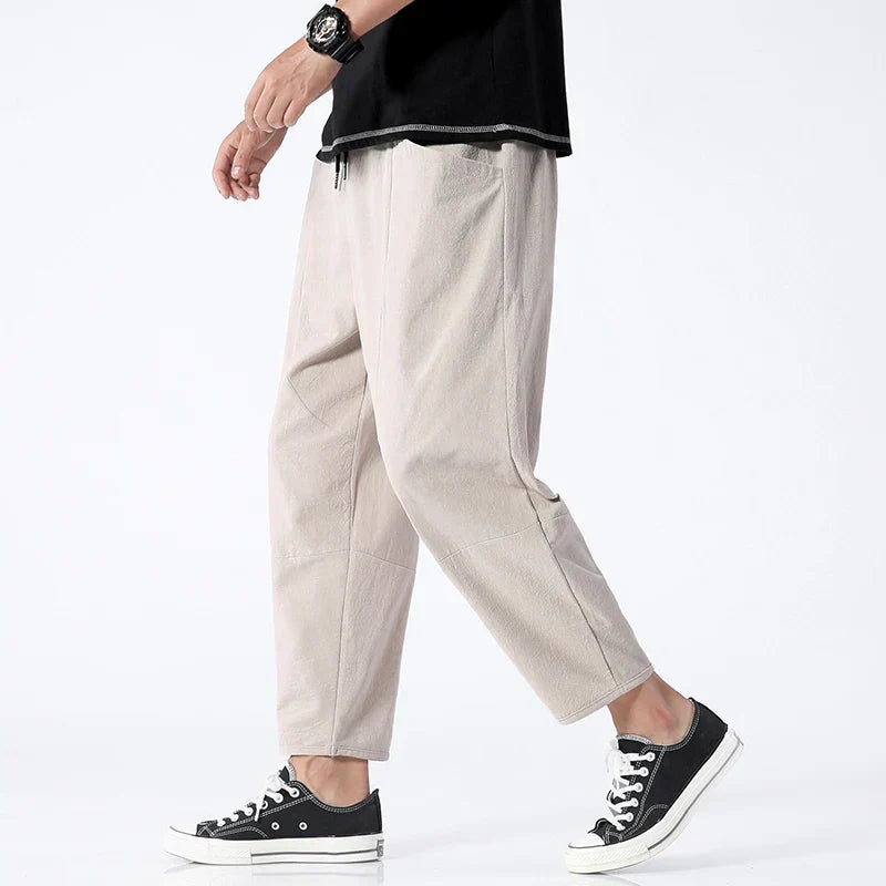 Luvo | Pantalon Court en Lin pour Homme