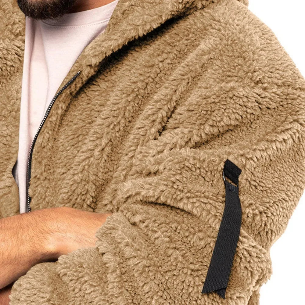 Luvo | Veste polaire à capuche pour homme – Hiver