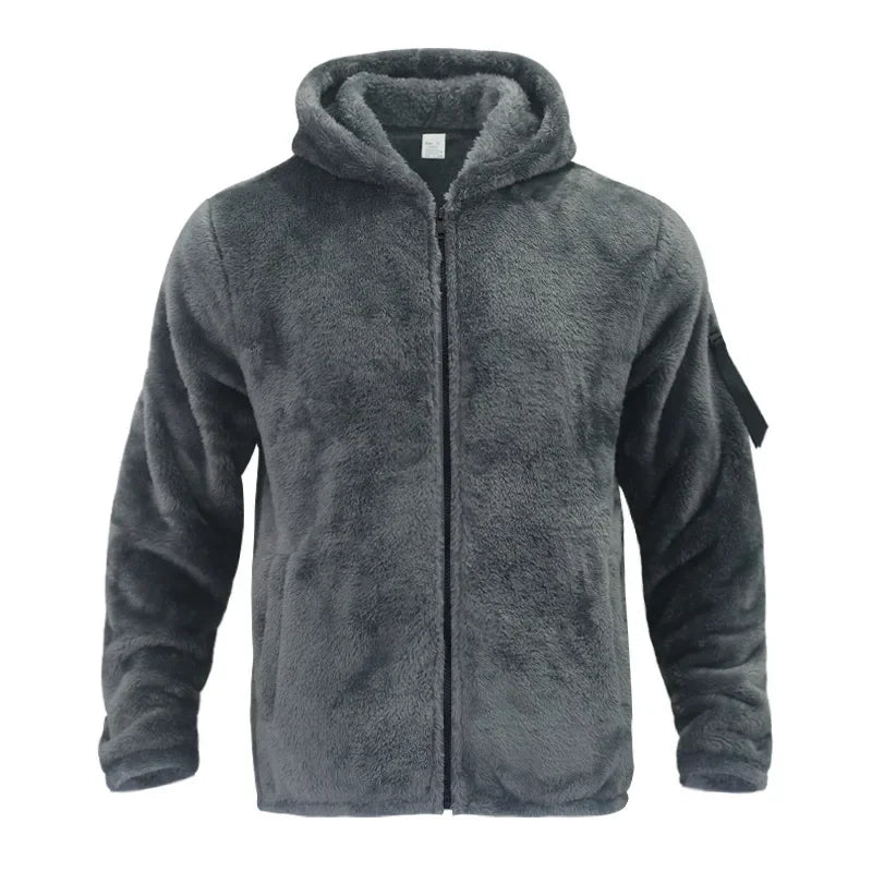 Luvo | Veste polaire à capuche pour homme – Hiver