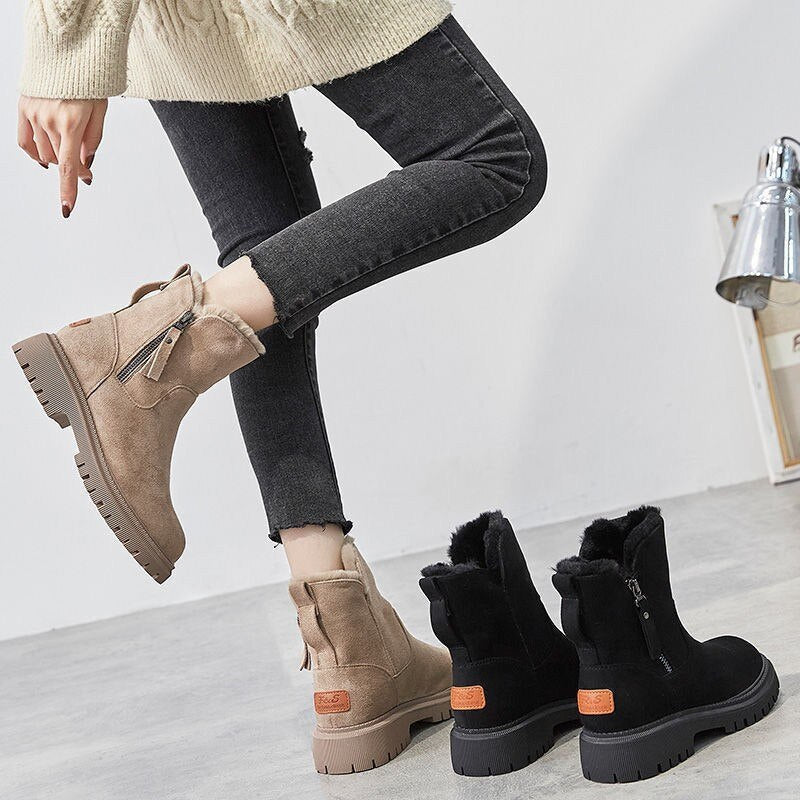 Luvo | Bottes d’Hiver Doublées pour Femme - Intérieur Doux et Chaud