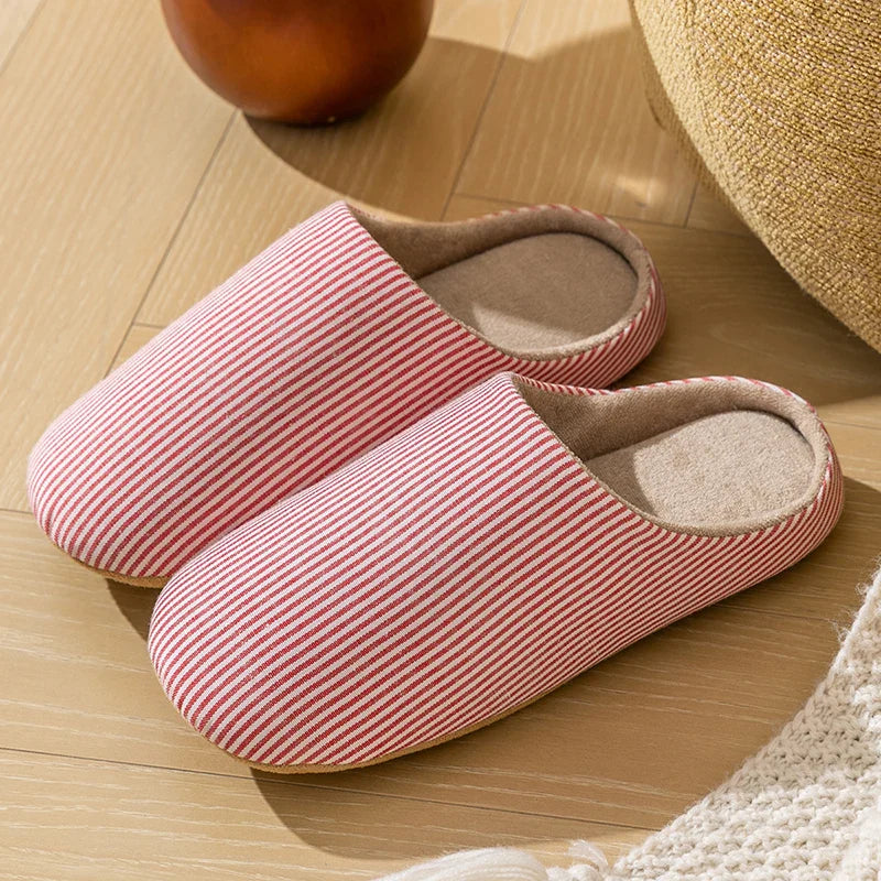 Luvo | Chaussons d’Intérieur Unisexe – Rayés et Pratiques