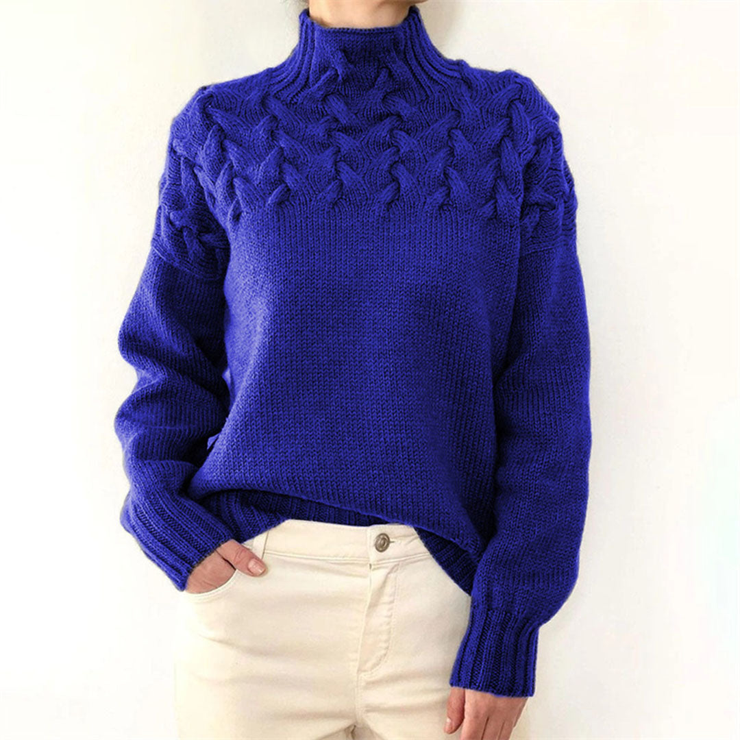 Luvo | Pull à Col Roulé en Maille pour Femme – Hiver