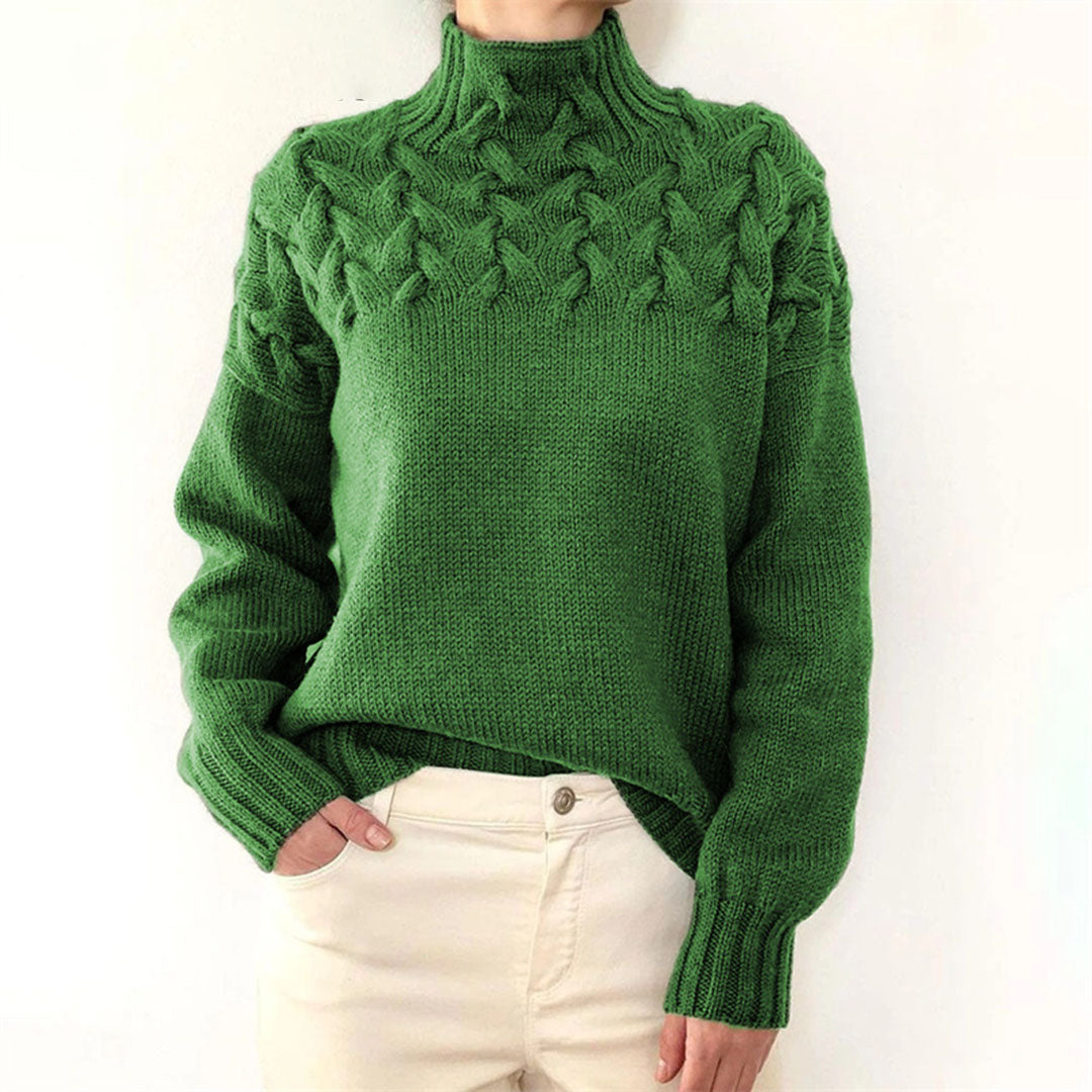 Luvo | Pull à Col Roulé en Maille pour Femme – Hiver