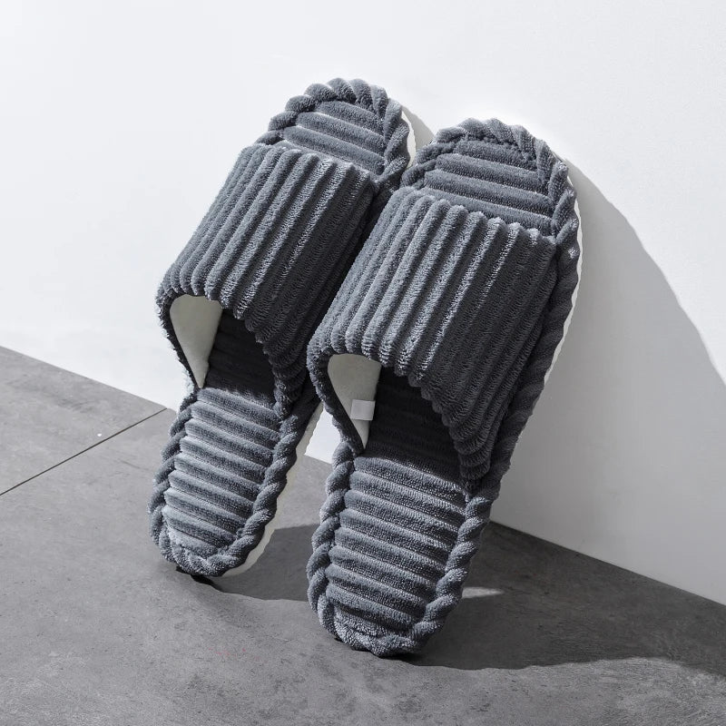 Luvo | Unisex Open Toe Slippers – Interior