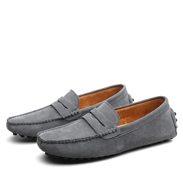 Luvo | Mocassins Homme en Daim Marina – Respirants et Stylés