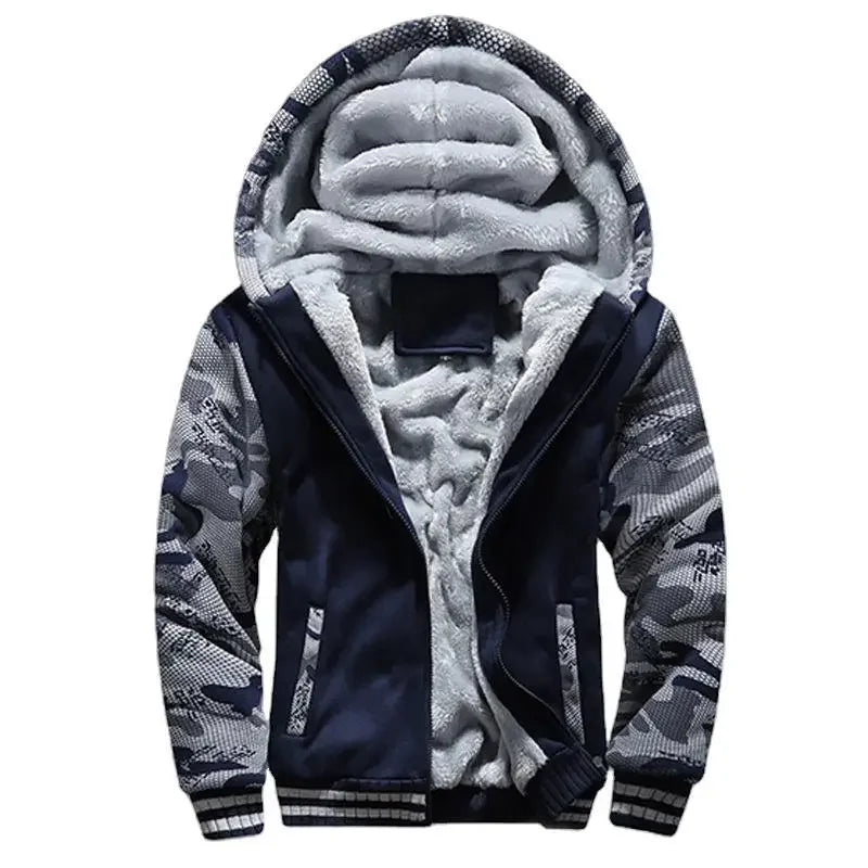 Luvo | Veste polaire matelassée pour homme – Avec capuche
