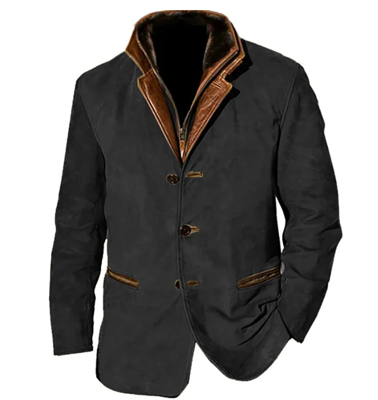 Luvo | Doudoune pour Homme – Avec Boutons et Vintage