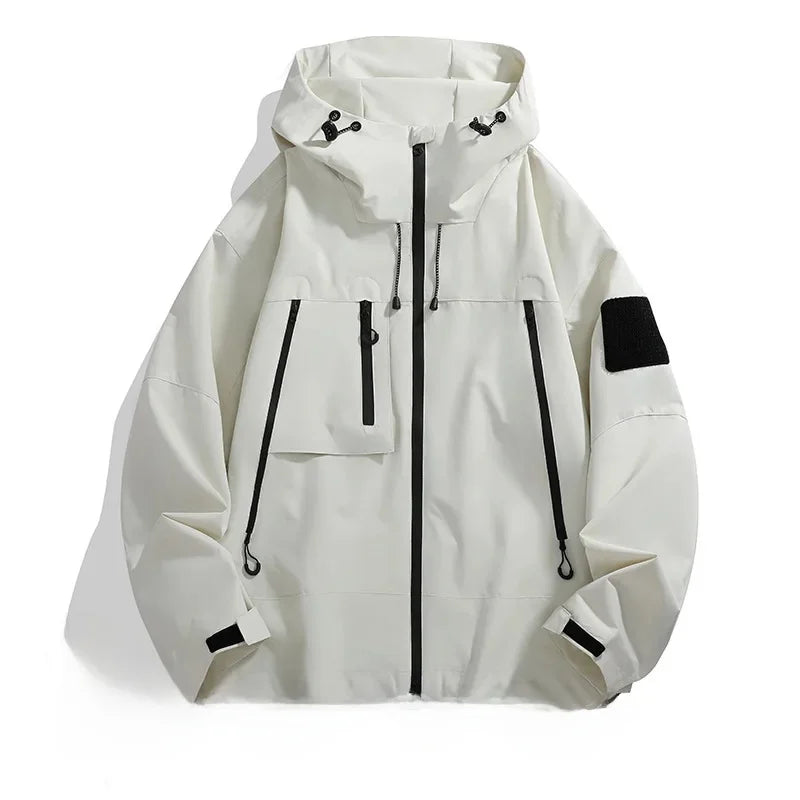 Luvo | Veste Softshell Moderne pour Homme – Avec Capuche