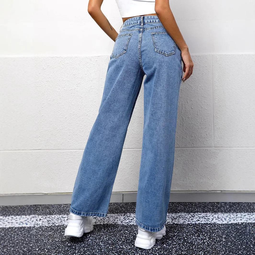 Luvo | Jean Mom pour Femme – Taille Haute