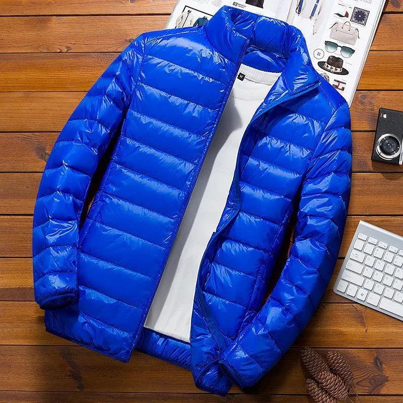 Luvo | Veste d’hiver matelassée à capuche pour homme – Manches longues