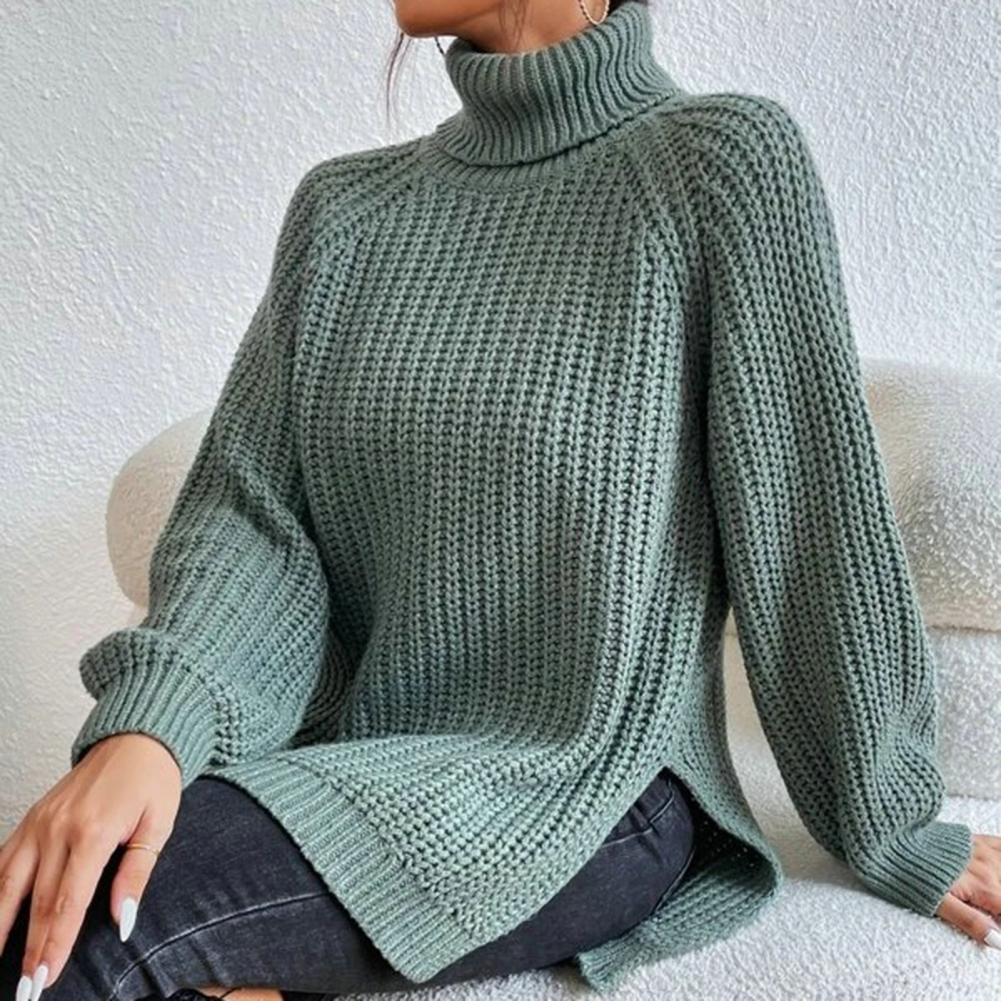 Luvo | Pull à col roulé pour femme à coupe ample – Manches longues