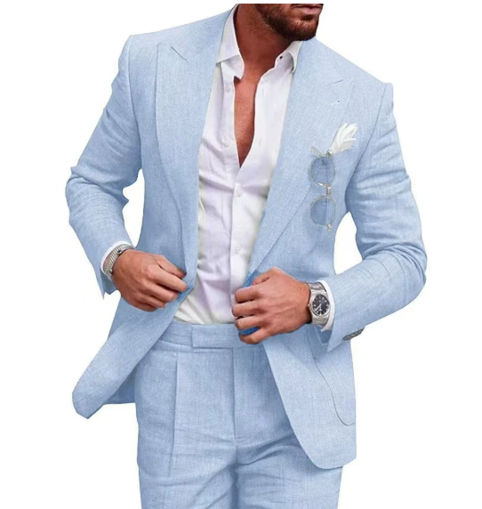 Luvo | Costume d'Été pour Homme – Coupe Slim & Élégant pour Mariage ou Affaires