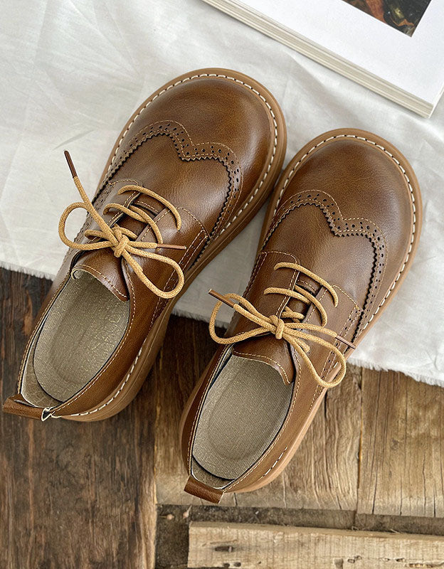 Luvo | Chaussures Oxford pour Femme – Style Brogue Large