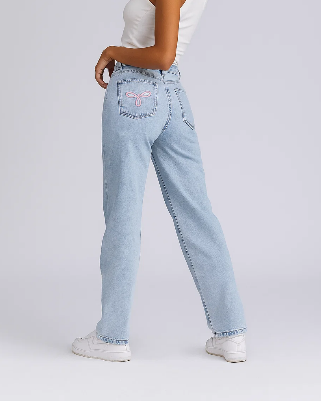 Luvo | Jeans Taille Haute Bouffante Pour Femme