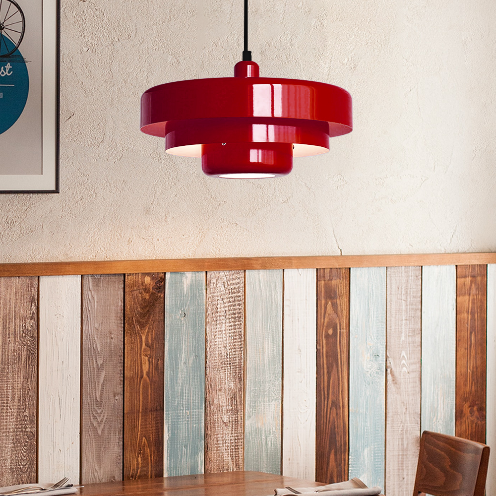 Luvo Retro Three-Tier Iron Pendant Light