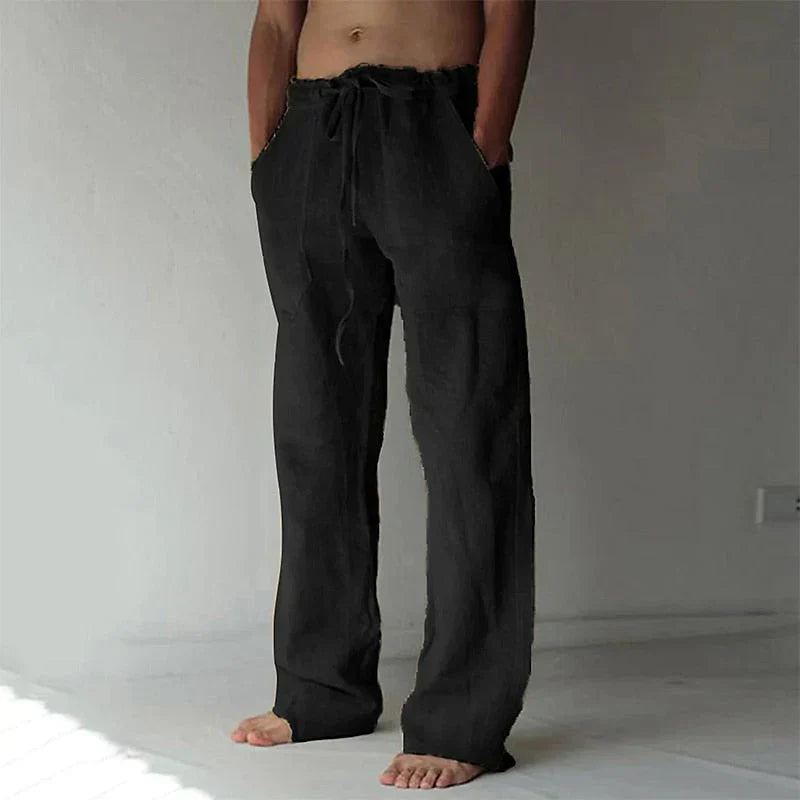 Luvo | Pantalon Large en Lin – Respirant & Confortable