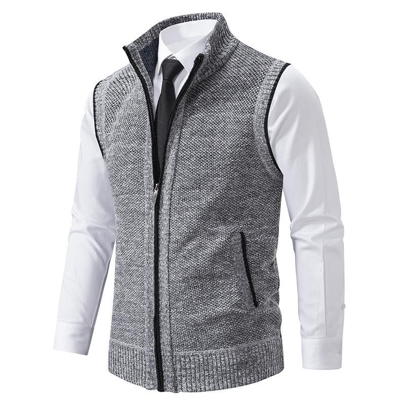 Luvo | Knitted Sleeveless Fleece Vest