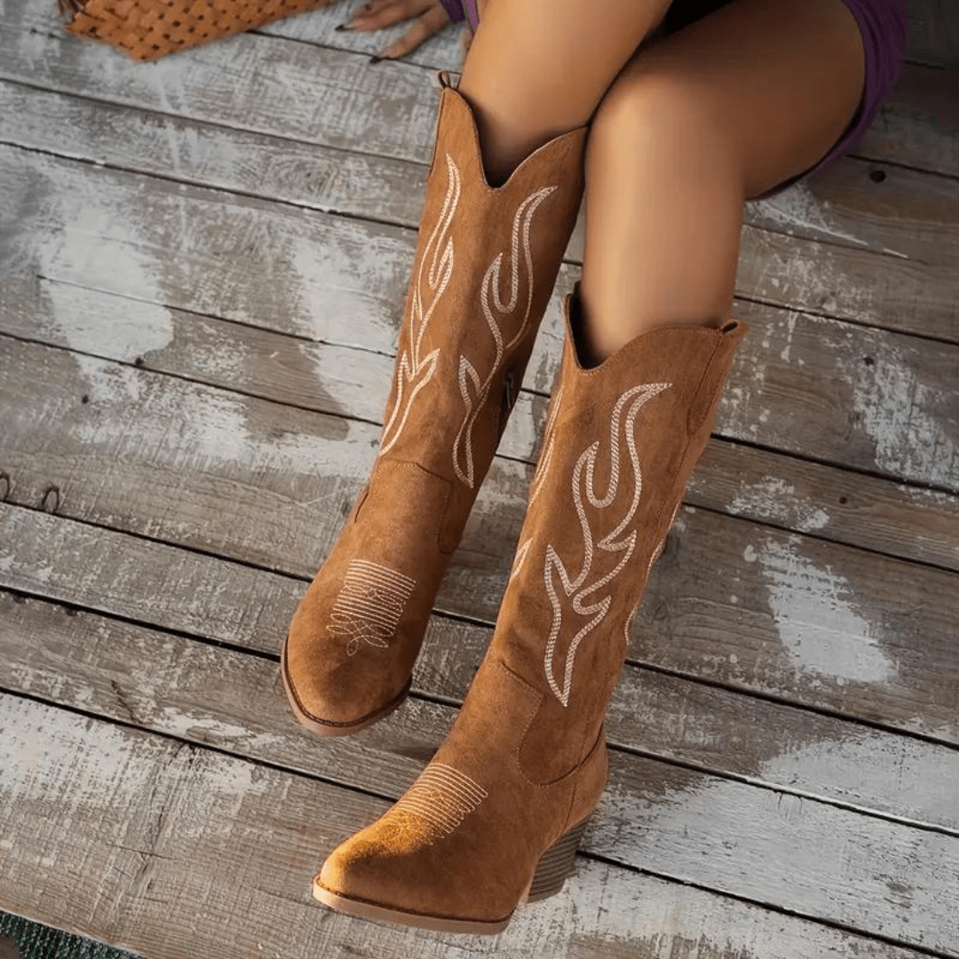 Luvo | Bottes Cowboy pour Femme – Style Western