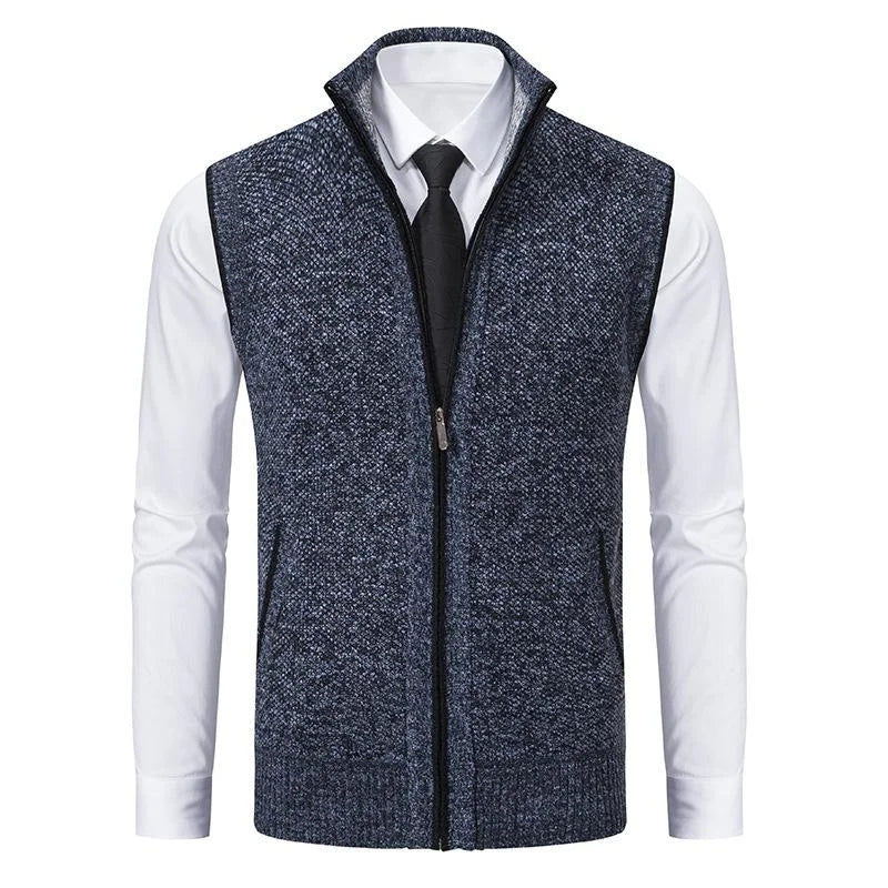 Luvo | Knitted Sleeveless Fleece Vest