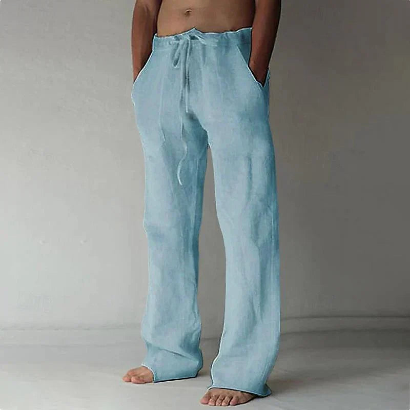 Luvo | Pantalon Large en Lin – Respirant & Confortable