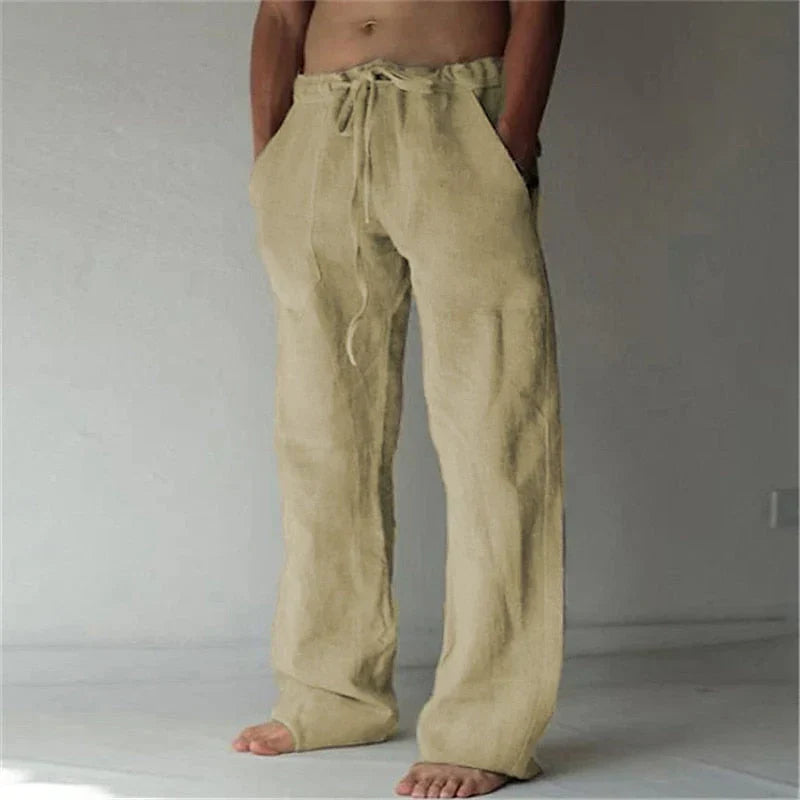 Luvo | Pantalon Large en Lin – Respirant & Confortable